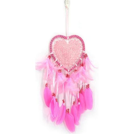 Dream Catcher - Led Lumineux - Décoration Murale Bohème - Pour Chambre Salon Fenêtre Voiture - 1 Pièce (1/5)