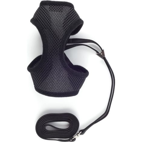 Ancol Cat Harness Soft Nylon Black Large - 33082 (1/5)