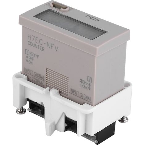 H7EC NFV AC 110-220V Digitaler elektrischer Zähler mit 8-stelliger LCD-Anzeige (1/5)