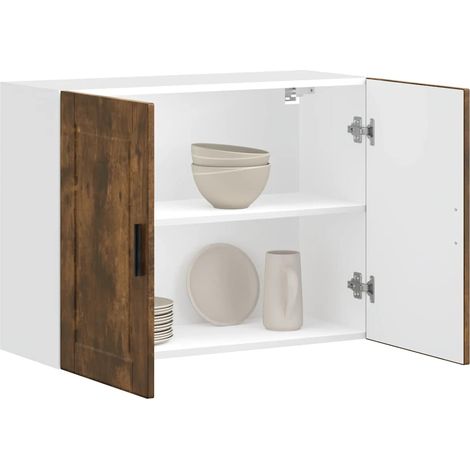 Küchen-Hängeschrank Porto Räuchereiche Holzwerkstoff