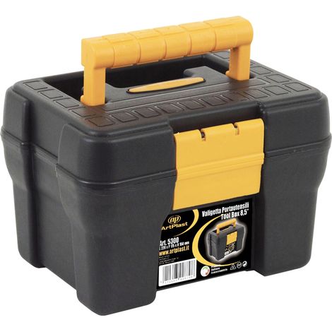 Valigetta portautensili 8,5" L 220 x P 175 x H 150 mm, coperchio con cerniere
