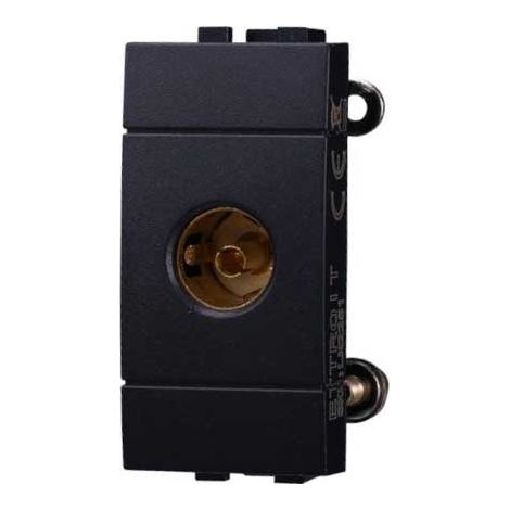 TV Einzeldose F-Buchse kompatible Bticino Livinglight schwarz Farbe