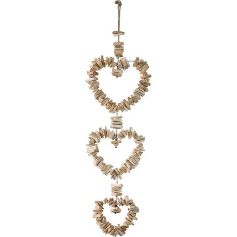 Decorazione da parete con cuore agnes h94cm in legno - Atmosphera créateur d'intérieur