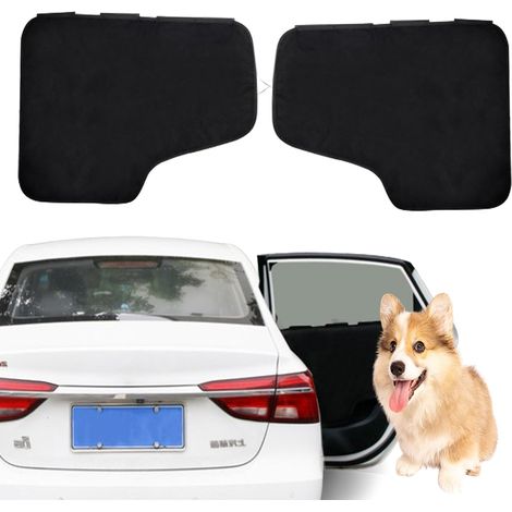 2 Pack Dog Car Door Protector, Pet Car Mat, Stain Resistant Mat, Pet Car Mat Protector (1/5)