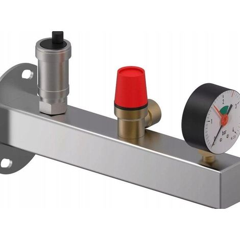 Uponor Gruppo di sicurezza 3 bar acciaio inox