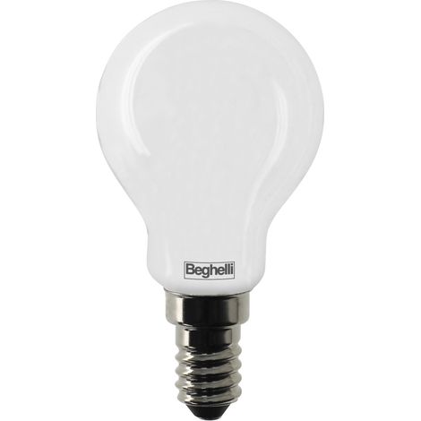 LAMPADA A SFERA MOD. 'SFERA' TUTTOVETRO E14 BEGHELLI 4W - (1/2)