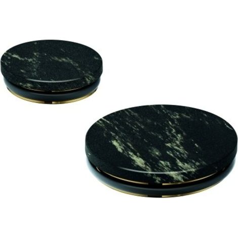 Einlagen Atrio Private Coll. 48467 Vanilla Noir Caesarstone chrom (1/2)