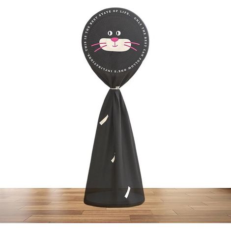 Copertura antipolvere per ventilatore，base per cappa aspirante，Copertura di sicurezza per ventilatore con simpatico design a gatto (1/5)