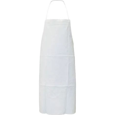 Tablier à bavette PVC blanc 100 x 70 - Singer