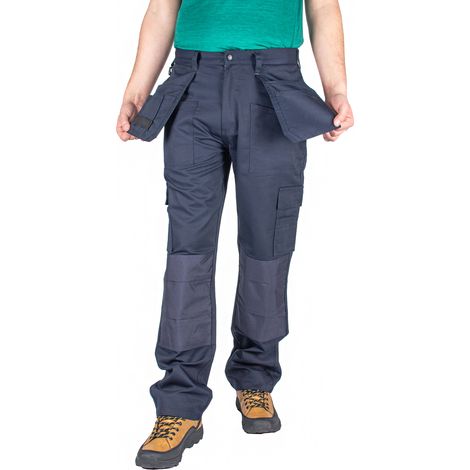 Herren-Arbeitshose, strapazierfähig, Schneiderhose, W46 L32, Gürtel 112/116, Firi