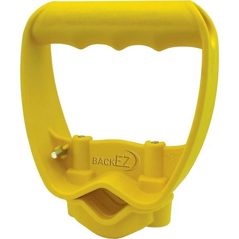 Poignée Ergonomique pour Pelle et Râteau - Manche Outil de Jardin Antifatigue et Confortable Jaune (1/5)