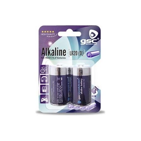 Alkalibatterie GSC Evolution LR20 (D), Blister 2 Einheiten
