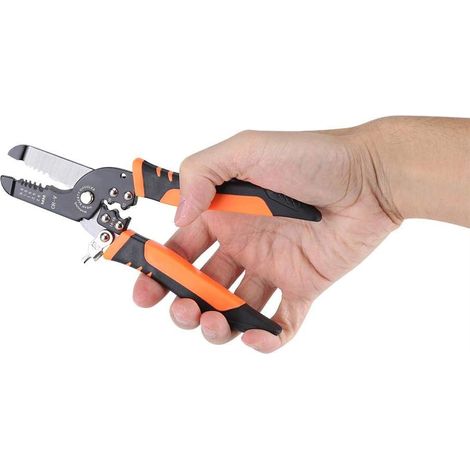 Denudeur Fil Electrique, Pince a Denuder Automatique pour Câble, Pince à dénuder pour dénuder sertissage serrage outil de coupe (1/4)