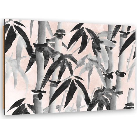 Quadro deco panel, Foresta di bamboo - 60x40 (1/5)