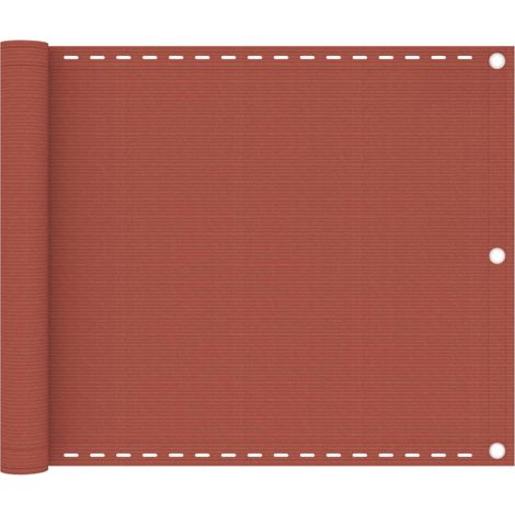 Balkon-Sichtschutz Terracotta-Rot 75x300 cm HDPE