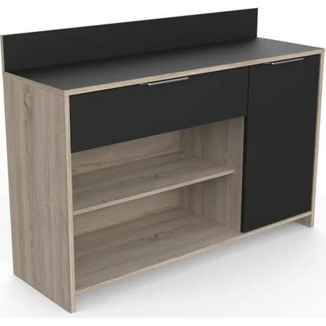 Demeyere MIKE Küchenbuffet braun und schwarz 123 cm