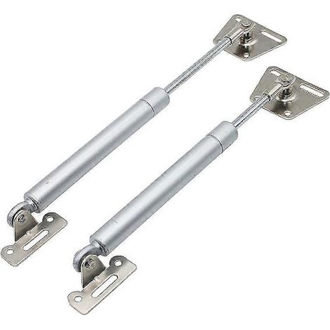Charnière à ressort à gaz à fermeture amortie, mécanisme de fermeture et d'ouverture en douceur pour portes, idéale pour les portes de placards de cuisine et de bureau, lot de 2 (100 N / 22 lb).