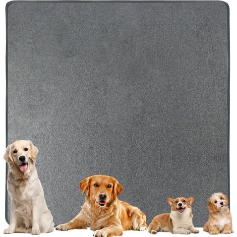 Coussinets d'entraînement lavables pour chiens, 182 cm x 182 cm, réutilisables, antidérapants, absorbants pour chiots, chatons, cochons d'Inde (1/5)