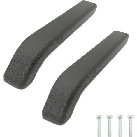 Braccioli imbottiti per sedia a rotelle, cuscini universali per braccioli per sedia a rotelle, braccioli di ricambio per sedia a rotelle (nero 2) (1/5)