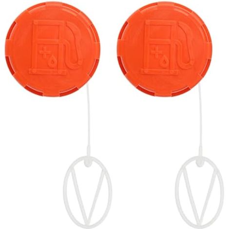 Lot de 2 bouchons de réservoir de carburant pour débroussailleuses P021040030 Compatible avec Echo SRM-266 PAS-280 PPT-266 SHC-266 (1/5)