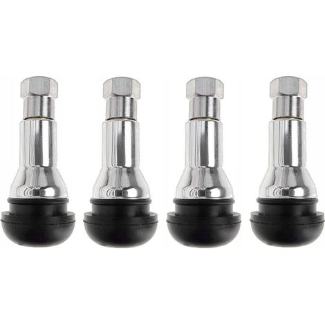 Válvulas cromadas para llantas, 4 unidades TR413 - Tuning (1/4)