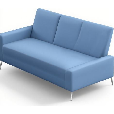 Housse de canapé élastique universelle tout-en-un, (08 Gris bleu, 3 places, 190-230 cm) (1/5)
