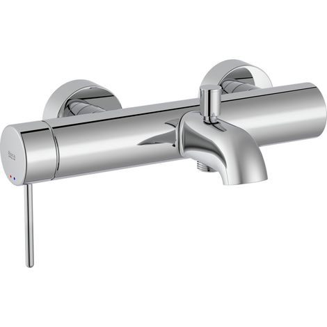 ROCA A5A023FC00 NU Grifo Monomando para Baño-Ducha con Inversor Automático Maneta Pin Cromo - ref: A5A023FC00