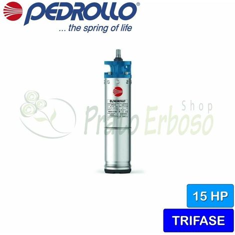 6PD/15 - Motor rebobinado 6" 15 HP-tres de la fase de