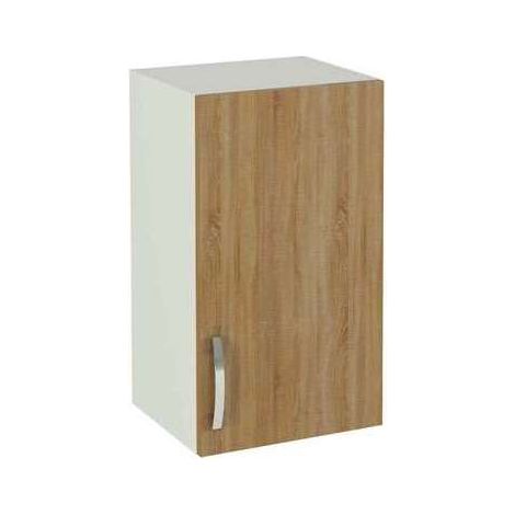 Mueble cocina para colgar con 1 puerta en roble cortez. 70 cm(alto)40 cm(ancho)33 cm(largo)