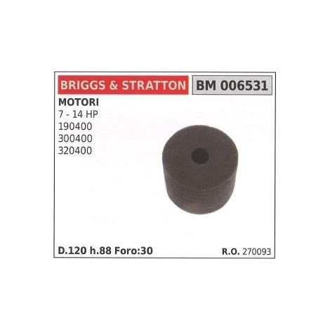 Luftfilter BRIGGS&STRATTON Rasenmäher mower 7 14 hp vertikal