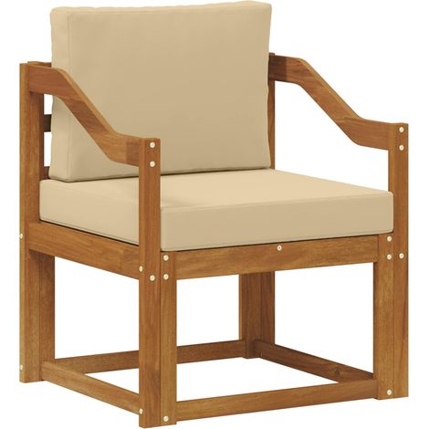 Maison Exclusive - Outdoor-Sofa Massives Akazienholz und Polyeste