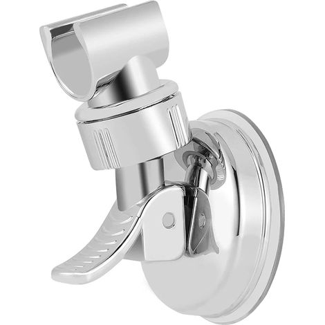 Support de douche, support de douche à ventouse amovible qui pivote à 360° (1/3)
