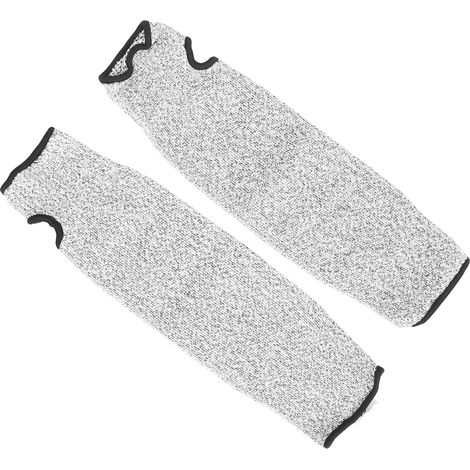 Manchons de sécurité anti-coupures niveau 5 avec ouverture pour pouce, 40 cm de longueur (1/5)