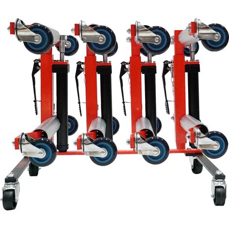 KS Tools performance Aufbewahrungsgestell mit vier hydraulischen Rangierhilfen, 5-tlg (1/2)