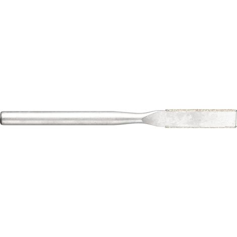 PFERD TOOLS Diamantfeile für Handfeilgerät flachst. 0,5x4,0x50mm Schaft-Ø3 mm D126 (mittel) Stirnseiten (1/2)