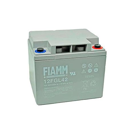 Fiamm - Batterie plomb AGM 12FGL42 12V 42Ah M6-F