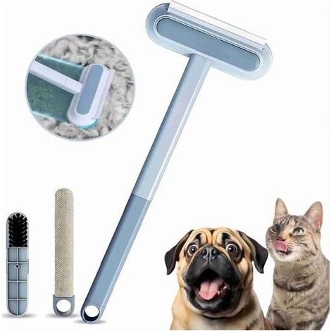 Épilateur de poils d'animaux pour canapé, outil d'épilation de tapis, outil d'épilation d'animaux réutilisable, gardez votre canapé propre, blanc (1/5)