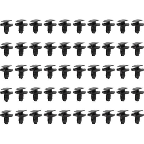 50pcs Clips fixation parechocs pour Jumpy Berlingo C3 C4 C5 C6, Rivet en Plastique pour voiture 1609267280