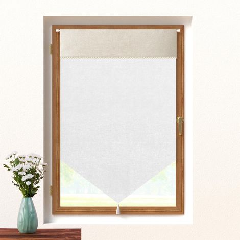 Brise bise en pur coton 60x90 cm ELENA, par Soleil d'Ocre
