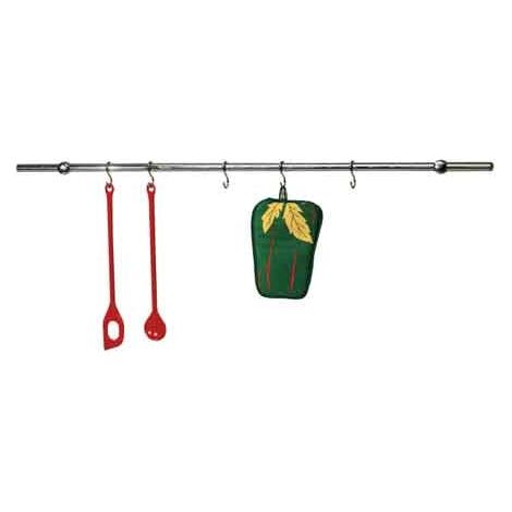 Kit Sottopensili 100 cm Cromo Satinato
