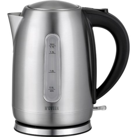 Noveen Wasserkocher 1L, Silber (1/2)