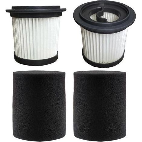 Lot de 2 filtres HEPA et 2 filtres en mousse pour aspirateurs sans fil AIRDIYA VG3, MHRMHR KP1108 et Bieiao (1/5)