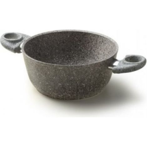 Casseruola Antiaderente con 2 Manici Cuore di Pietra 24 cm Accademia Mugnano