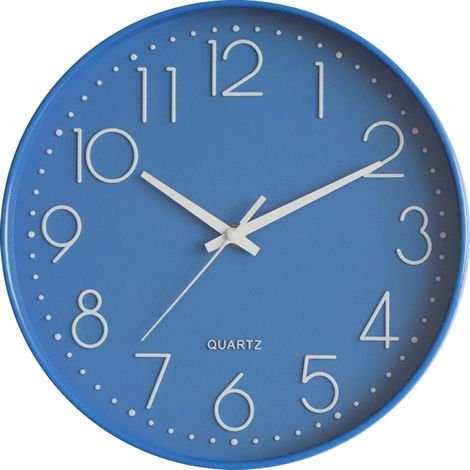 1 Reloj de pared, mecanismo silencioso, números 3D fáciles de leer, marco de ABS, para sala de estar, dormitorio o cocina. (1/5)