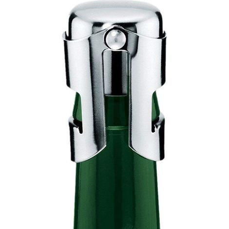 Bouchon de bouteille de vin mousseux en acier inoxydable foncé de qualité supérieure-AquaForge