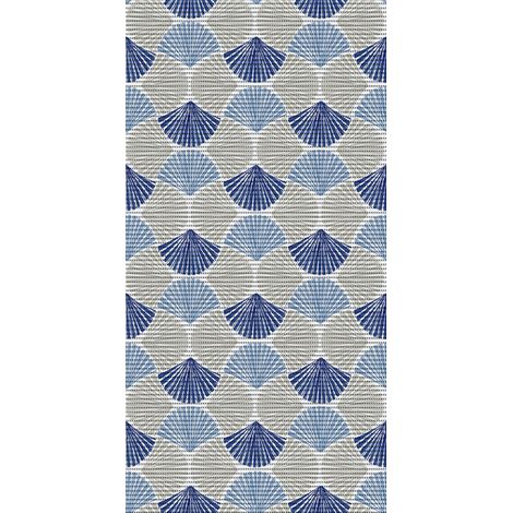 d-c-fix Weichschaummatte Seashells 80 x 50 cm beige/blau (1/2)