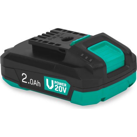 Vonroc – Batterie 20V 2.0Ah avec port USB-C bidirectionnel – Powerbank et charge rapide – Protection avancée contre surcharge – Compatible Power Delivery (1/4)