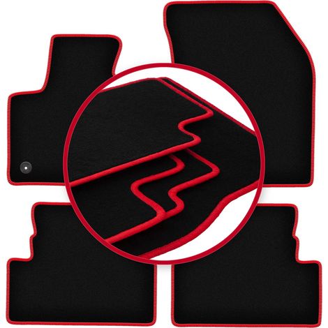 Tapis de sol CARLUX-RED pour Peugeot 3008 II crossover (2016-) (1/5)