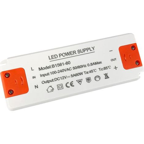 Ultraflaches Netzteil 12V 60W IP20