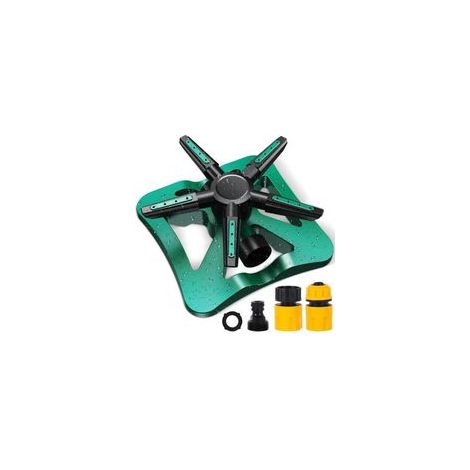 Arroseur de Jardin - Arrosage Automatique Gardena pour Un Arrosage à 360 Degrés à 5 Bras Oscillant - Arroseur Rotatif d'eau avec 20 Buses, Système de D'irrigation Pelouse de Jardin (1/5)